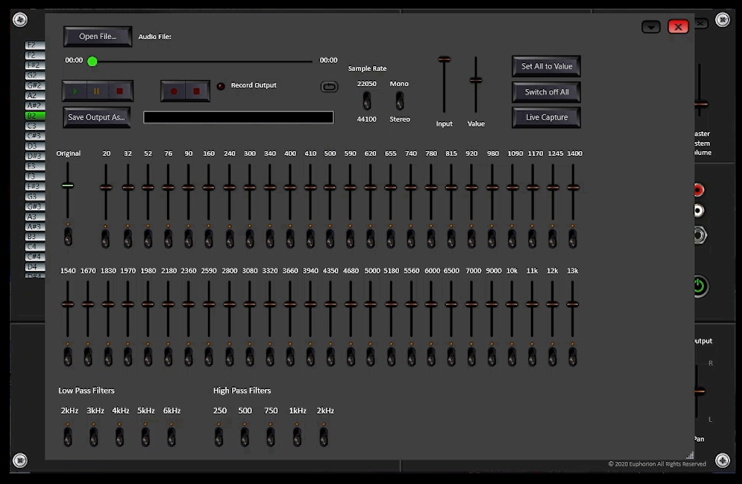 Digital Audio Equalizer Software Harmonic Equalizer